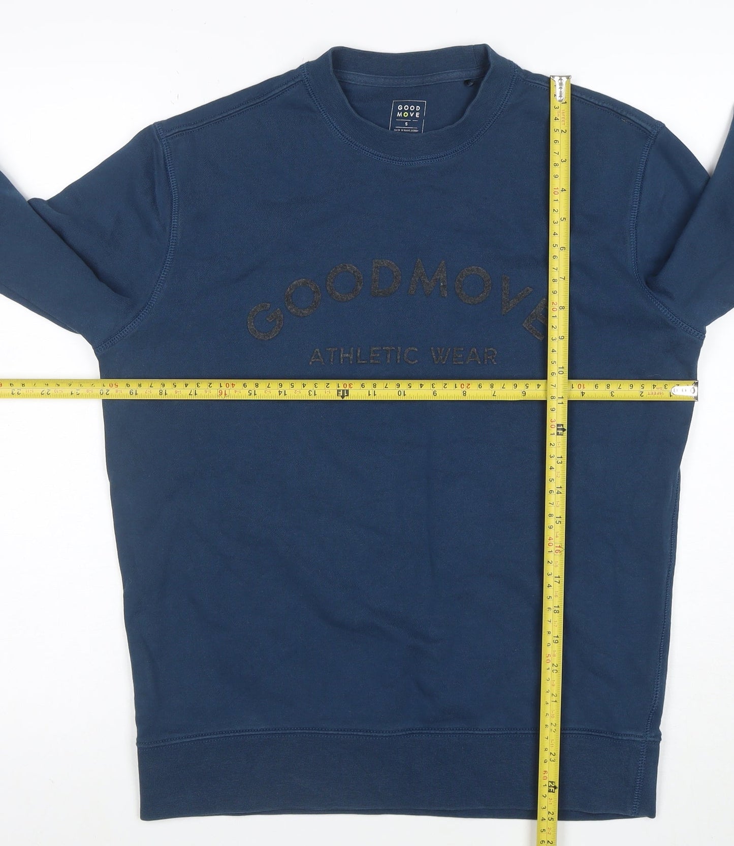 Abercrombie & Fitch Men's Blue L Pullover Logo Sweatshirt