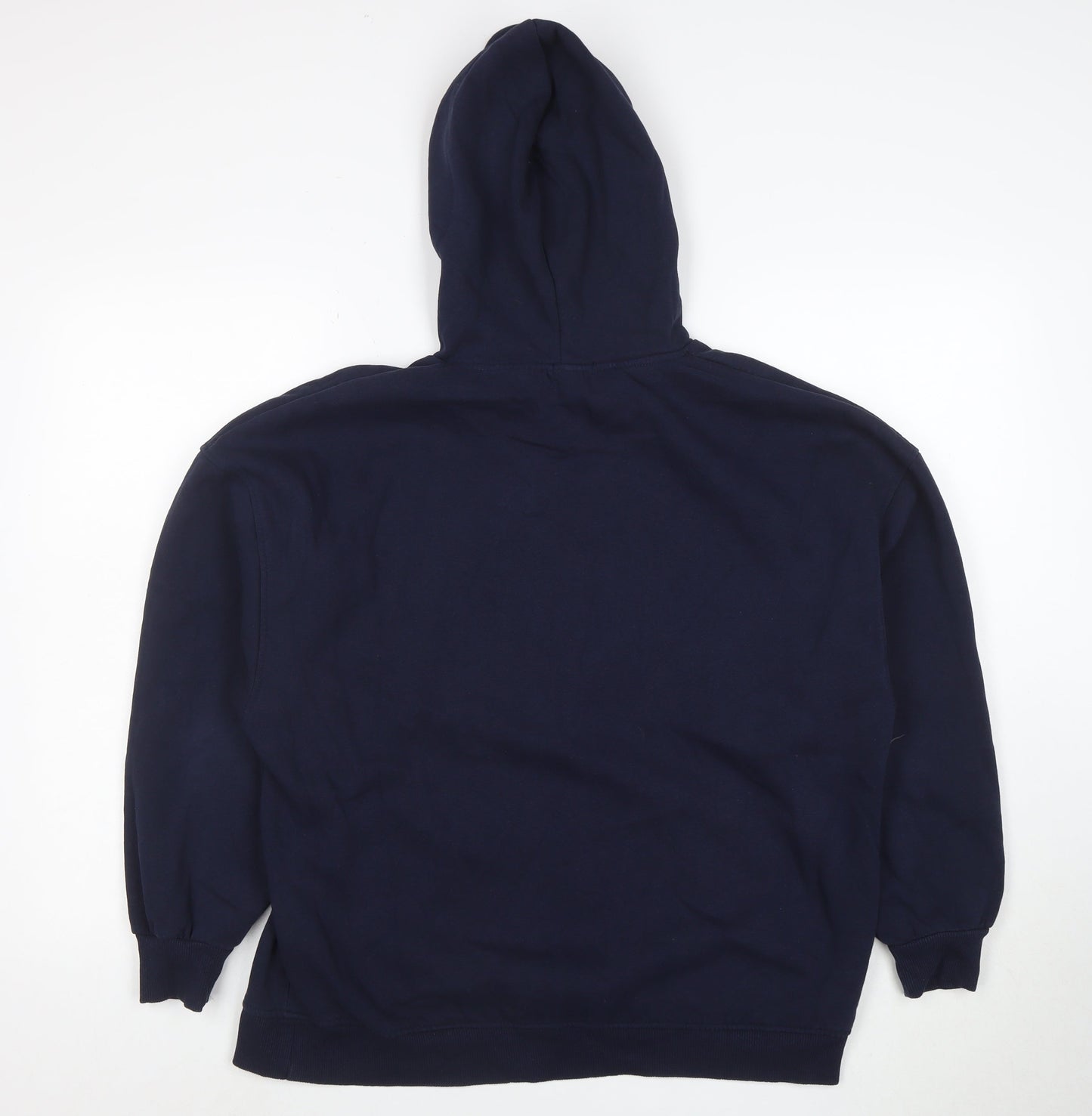 Stradivarius Womens Navy Blue Los Angeles Pullover Hoodie Size M