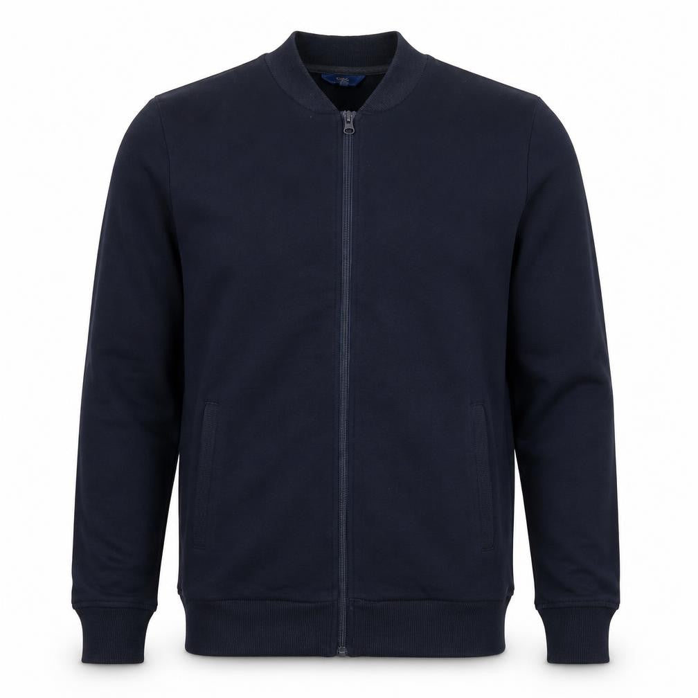 Coton Traders Men's Navy Full Zip Sweatshirt M