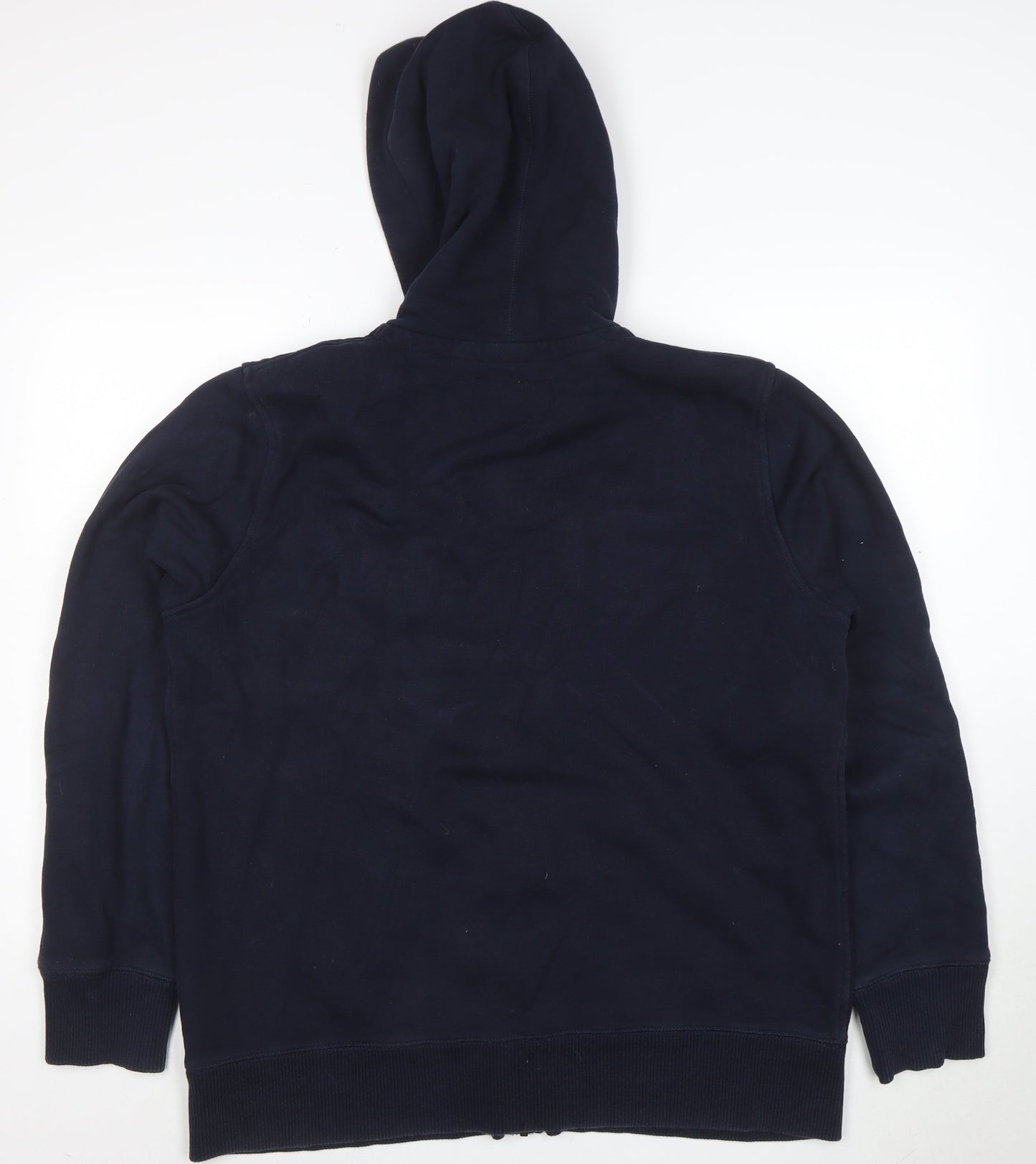 Celio Men’s Blue Full Zip Hoodie XL Fleece Sports Hooded Top