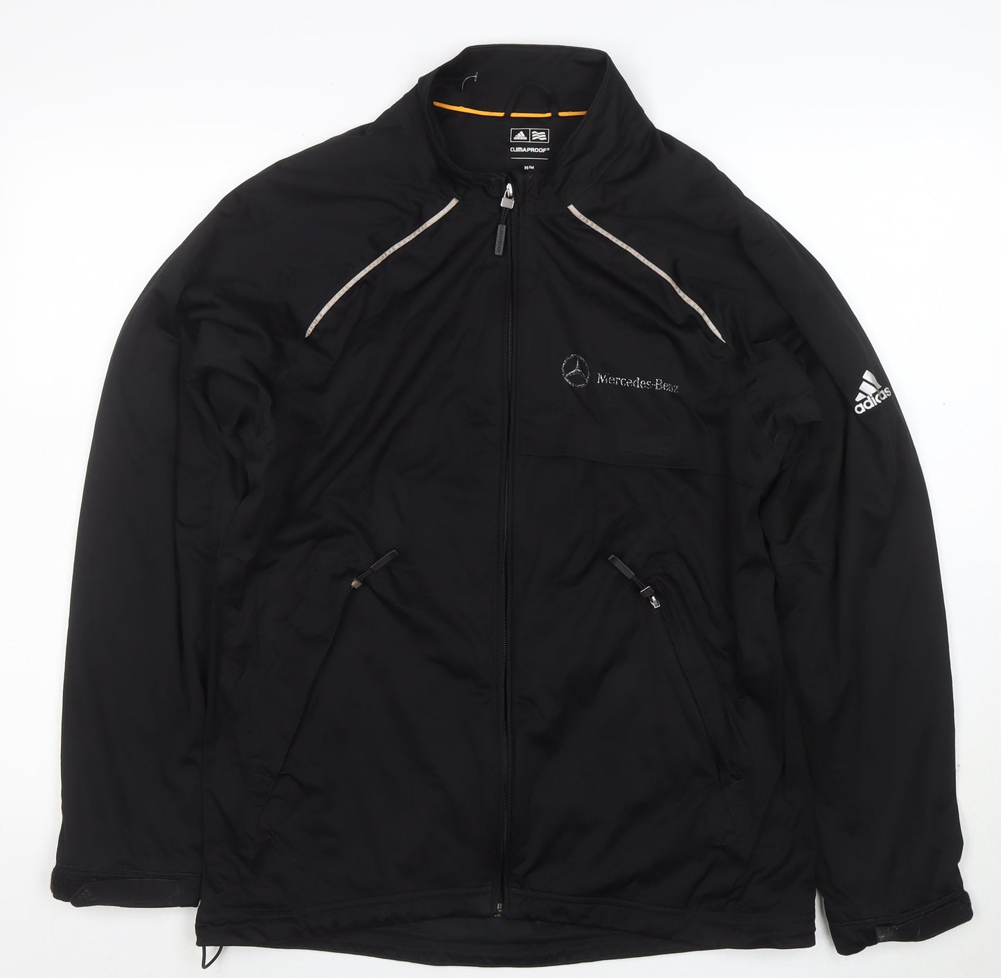 Adidas Mens Black ClimaProof Mercedes-Benz Windbreaker Jacket M