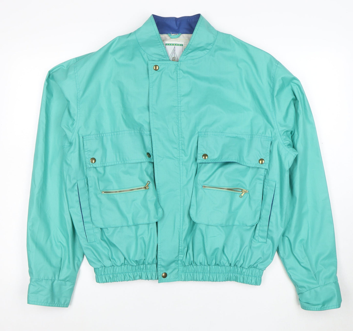 Martini’s Evolution Women’s Green Bomber Jacket Size 20 Retro Style