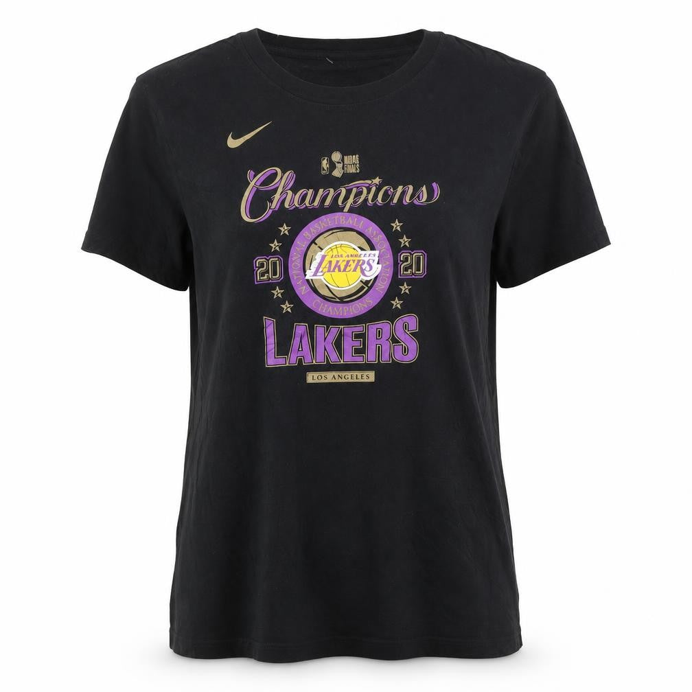 Nike Women's Black Los Angeles Lakers 2020 Champions T-Shirt XL