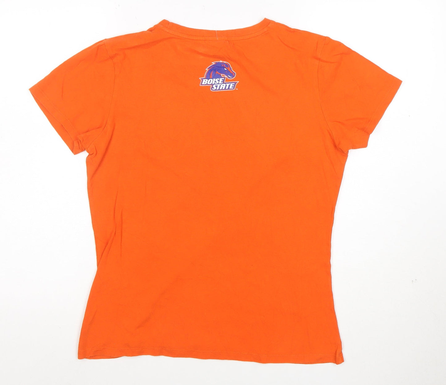 Champion Womens Orange Boise State XL Short Sleeve Cotton T-Shirt