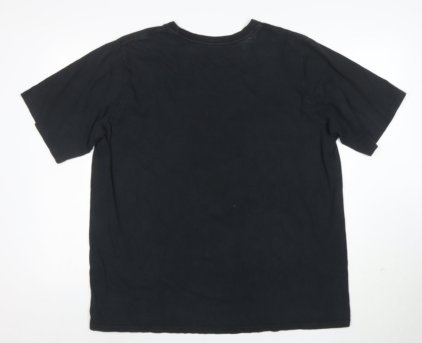 Nike Mens Black 2XL Slim Fit Graphic Sports T-Shirt