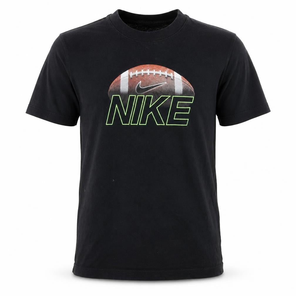 Nike Boys Black Medium American Football Graphic Short Sleeve T-Shirt