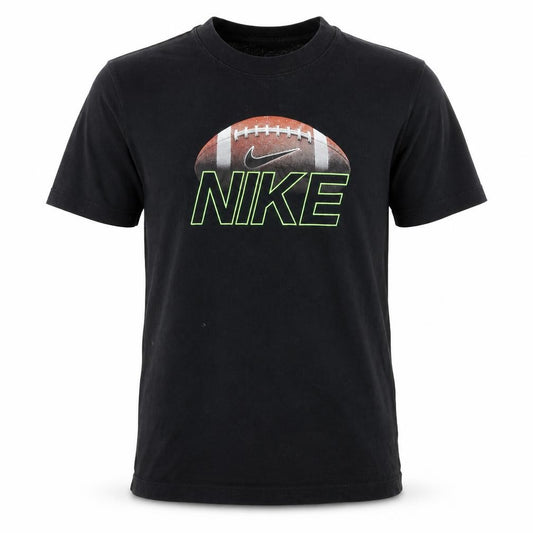 Nike Boys Black Medium American Football Graphic Short Sleeve T-Shirt