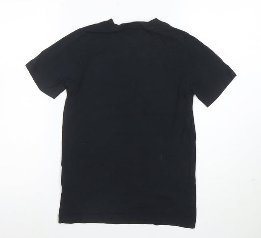 Nike Boys Black Medium American Football Graphic Short Sleeve T-Shirt