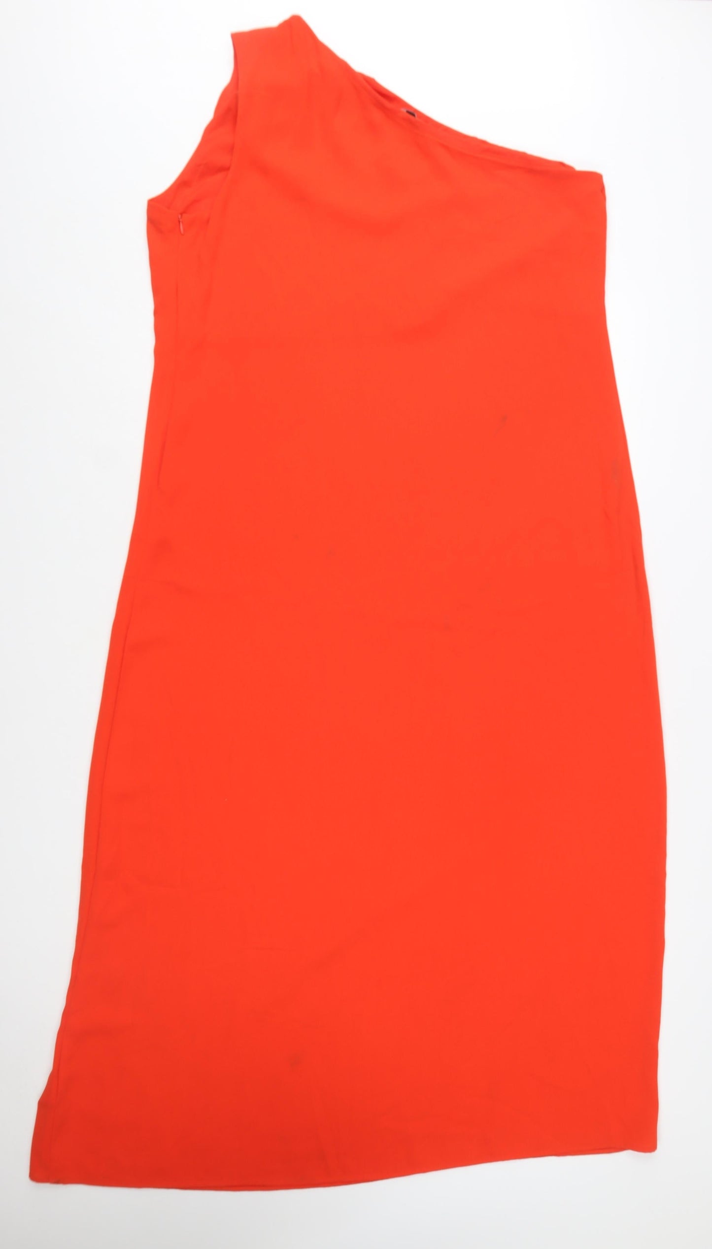 Marks and Spencer Women’s Red One Shoulder Long Sheath Dress Size 18