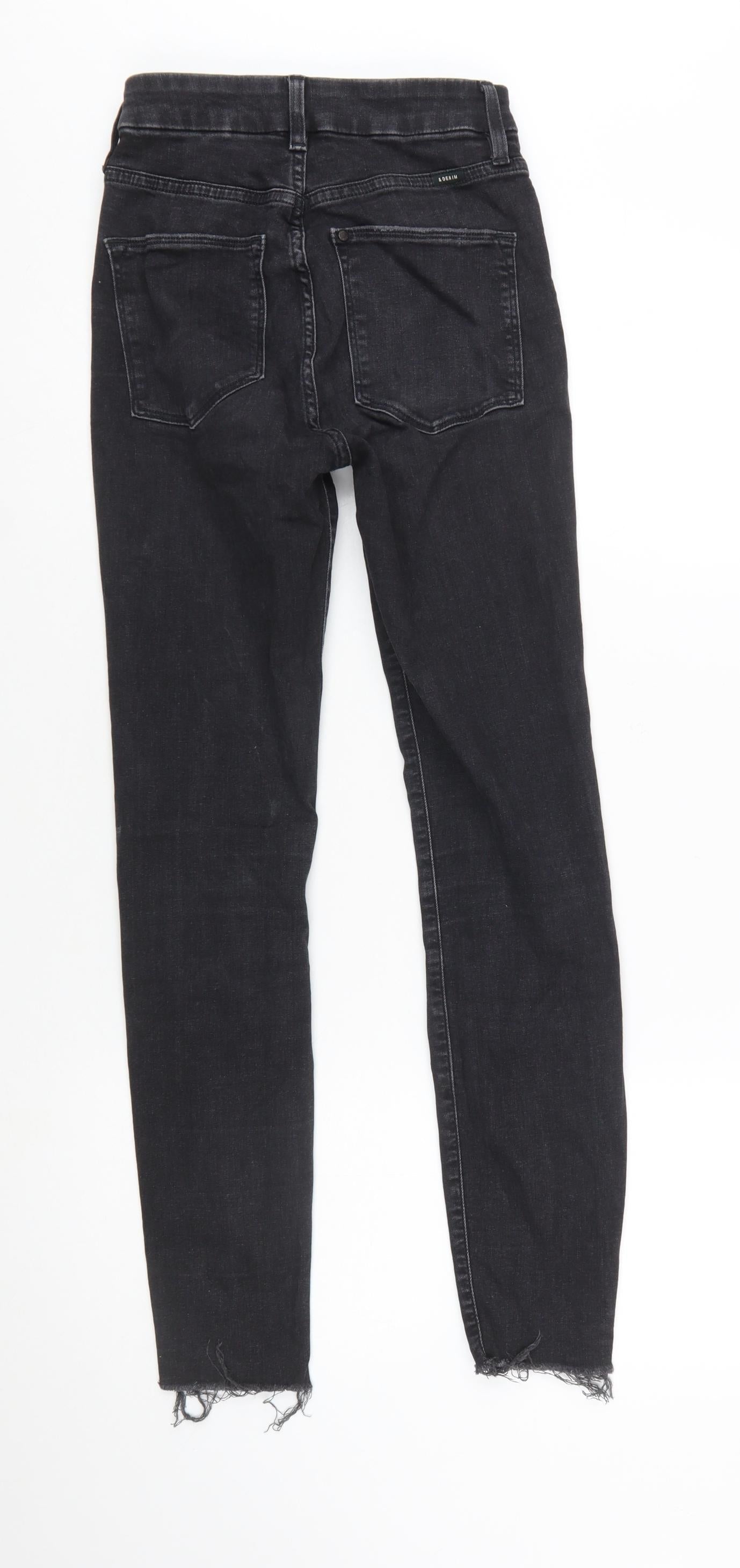 &Denim Women Black Size 26 High Waisted Super Skinny Jeans