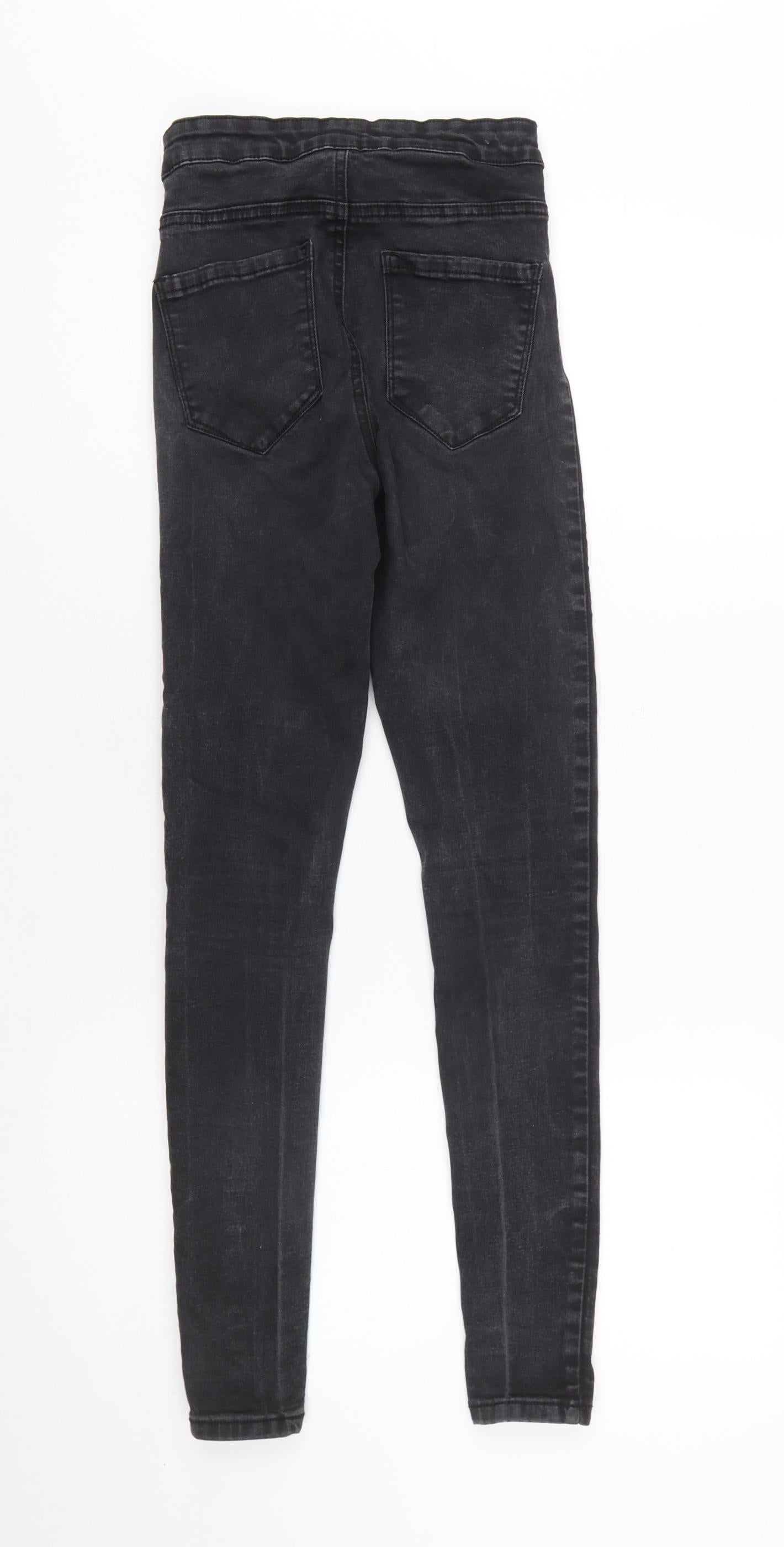 Denim Co Womens Black Skinny Jeans Size 8 Slim Fit Stretch