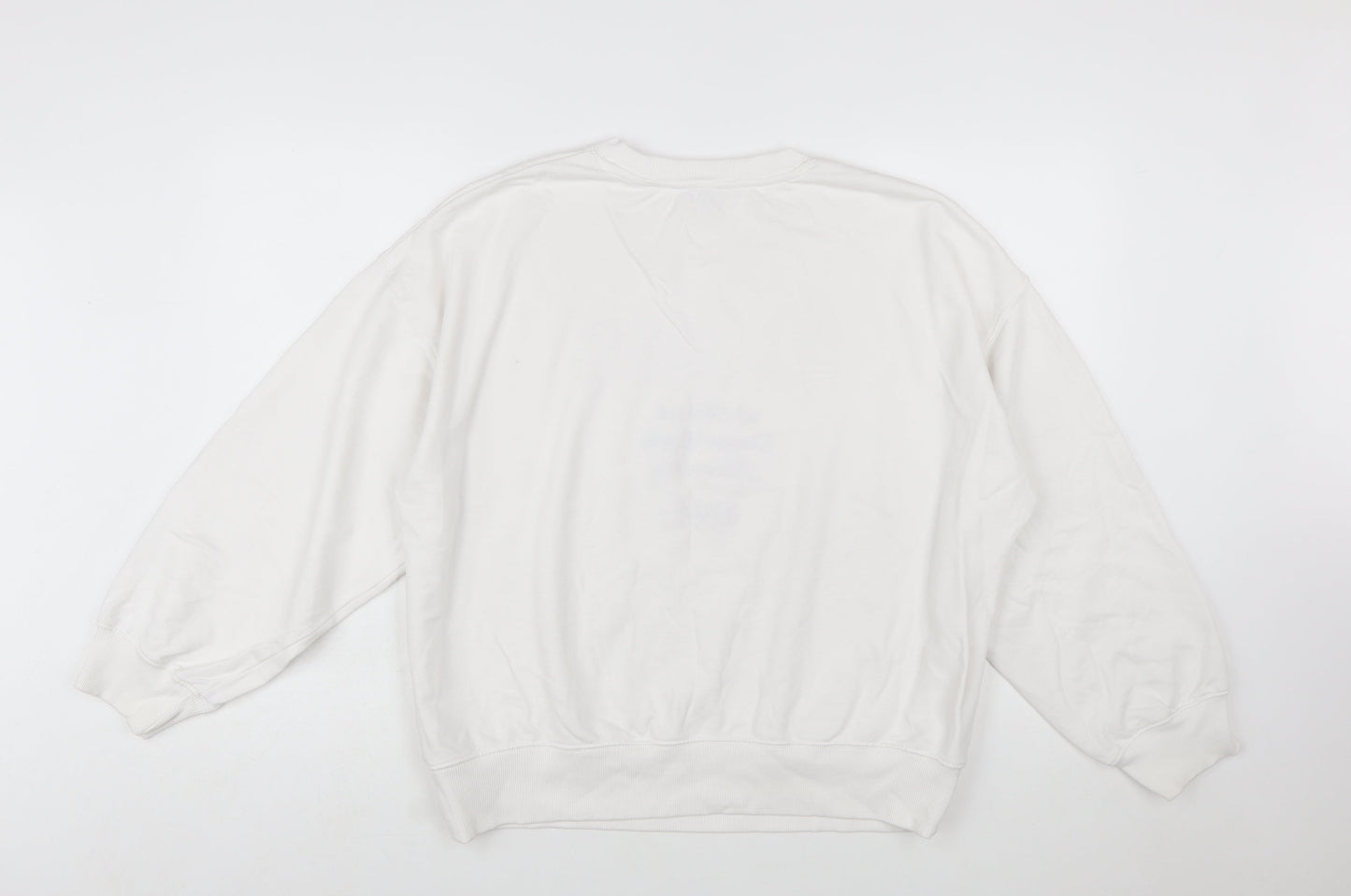 Marks and Spencer Womens Ivory Sweatshirt Medium Paris Print