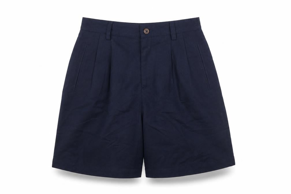 Lizsport Women's Blue Bermuda Pleated Shorts Size 10