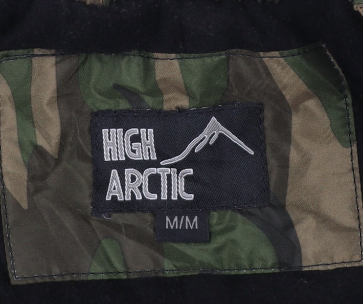 High Arctic Men's Green Camouflage Cargo Trousers Size M