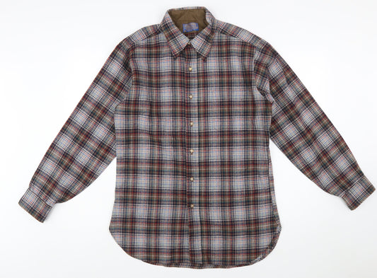 Pendleton Men's Multicoloured Wool Plaid Flannel Button-Up Shirt M