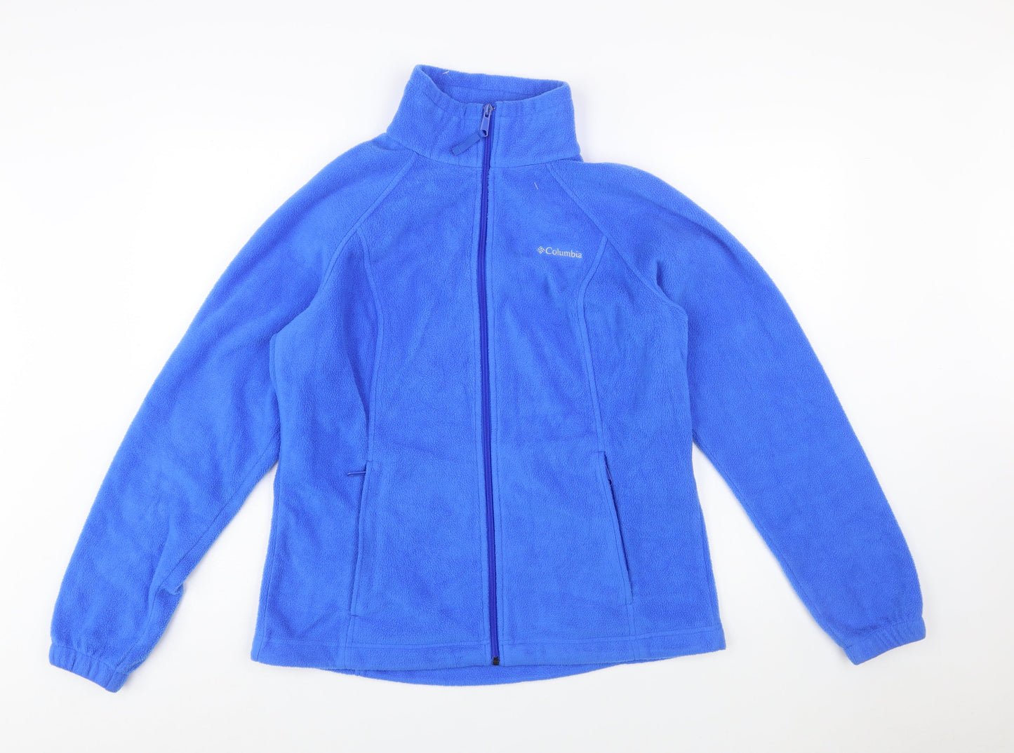 Columbia Women's Blue Fleece Full Zip Jacket Size L