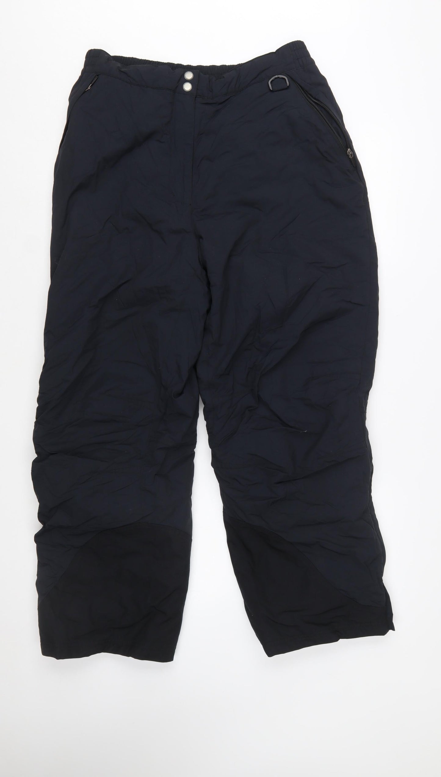L.L.Bean Women's Black L Regular Insulated Snow Pants Waterproof