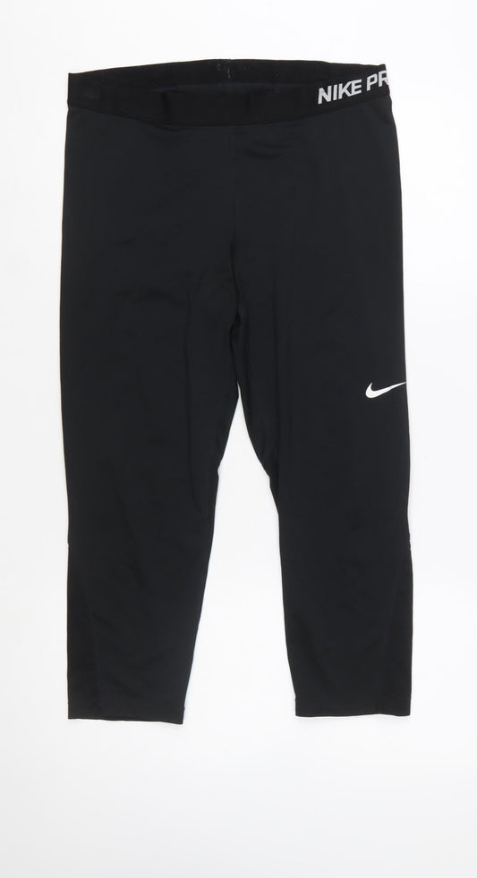 Nike Pro Dri-Fit Women's Black XL Capri Compression Leggings