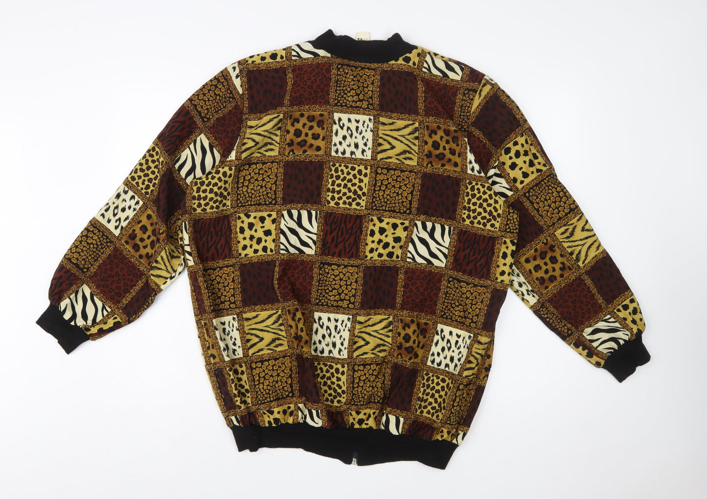 A Personal Touch Women's Multicoloured Animal Print Bomber Jacket M