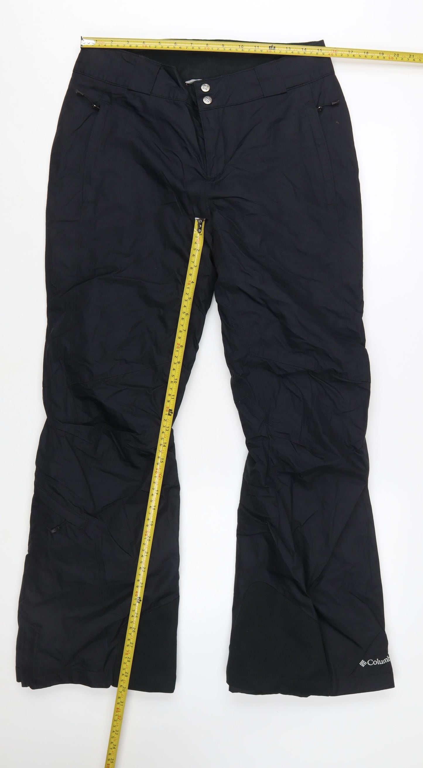 Columbia Womens Black M Regular Waterproof Insulated Snow Pants