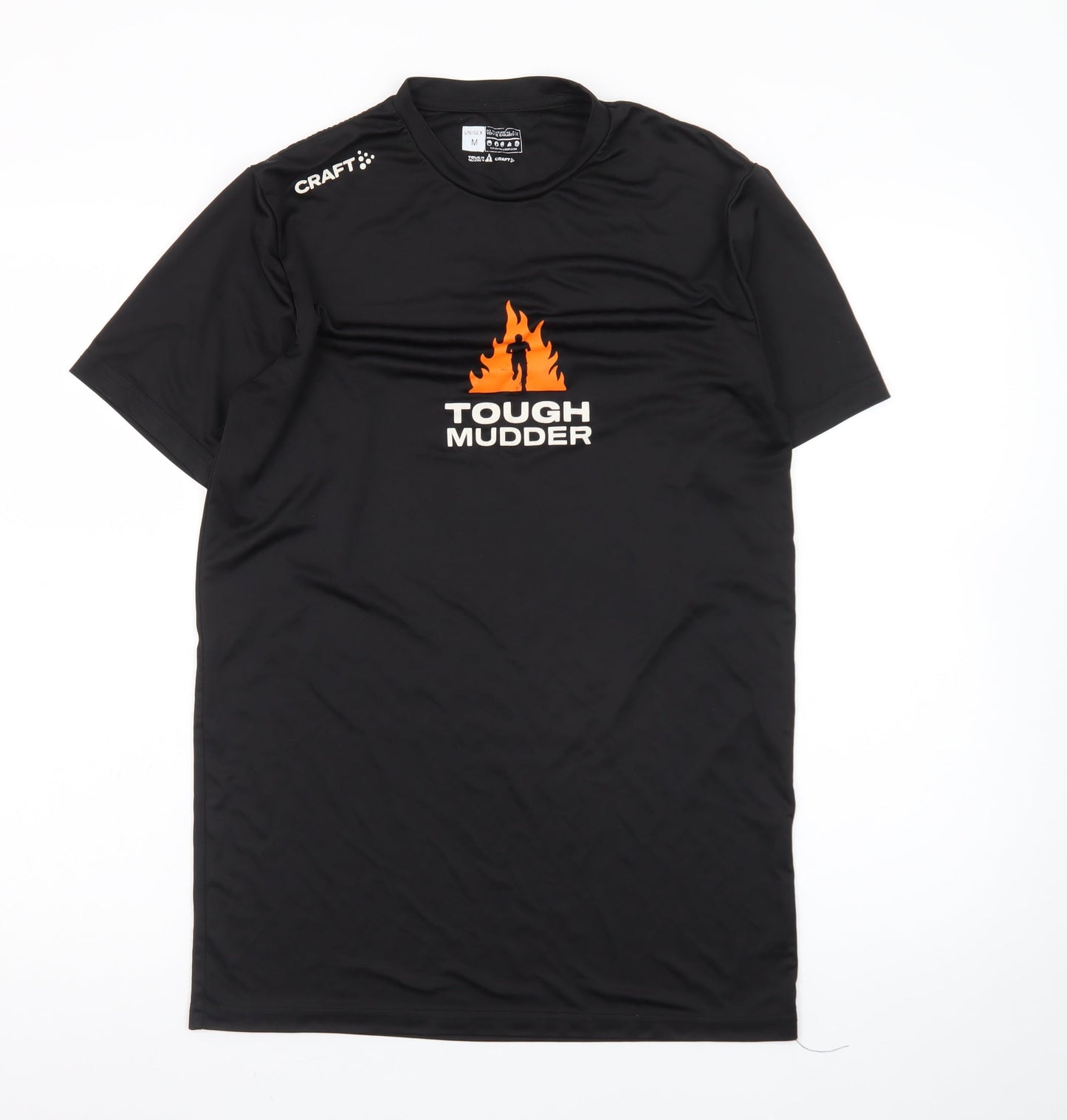 Craft Tough Mudder Unisex Black Athletic Fit T-Shirt M