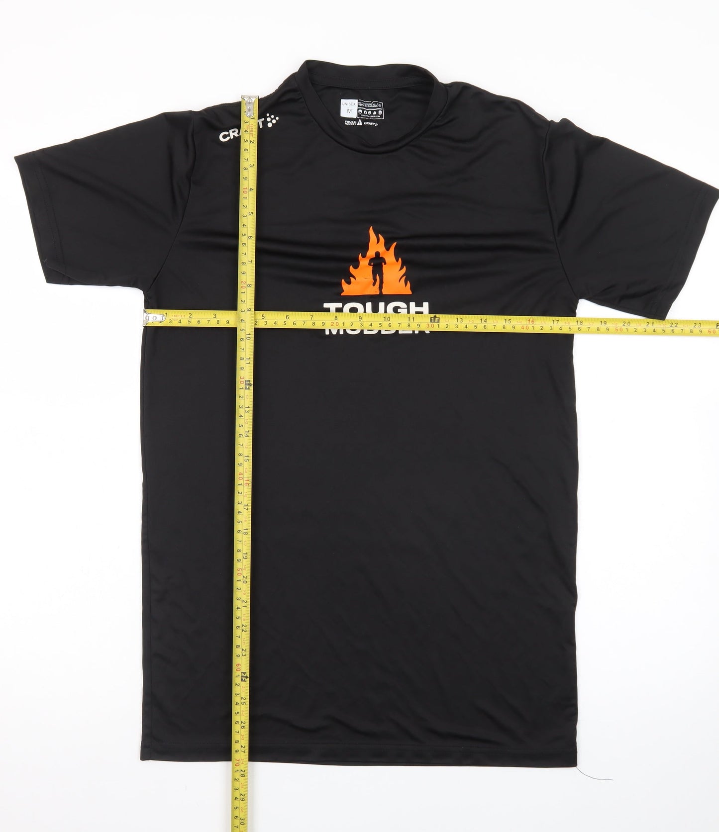 Craft Tough Mudder Unisex Black Athletic Fit T-Shirt M