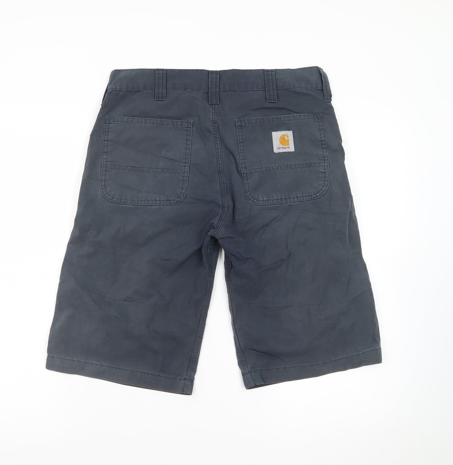 Carhartt Men Blue 28 Work Bermuda Canvas Shorts