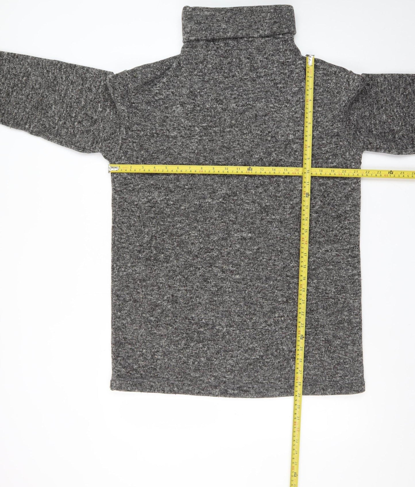 Uniqlo Men’s Grey Roll Neck Pullover Jumper Size M