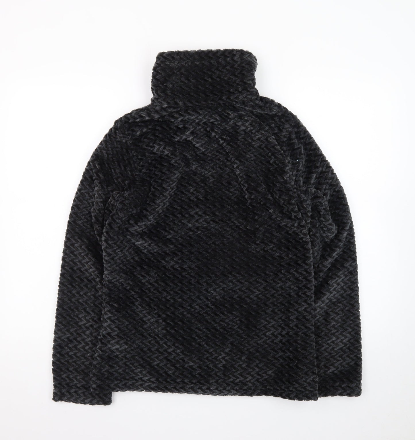 Regatta Womens Black Fleece Jacket Size 10 Lightweight Zip Up