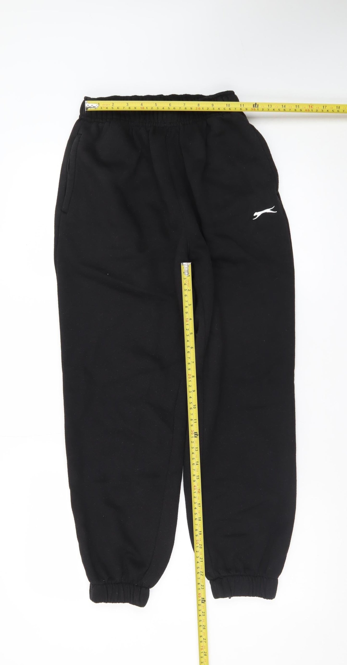 Slazenger Men's Black 2XS Regular Fit Fleece Sweatpants