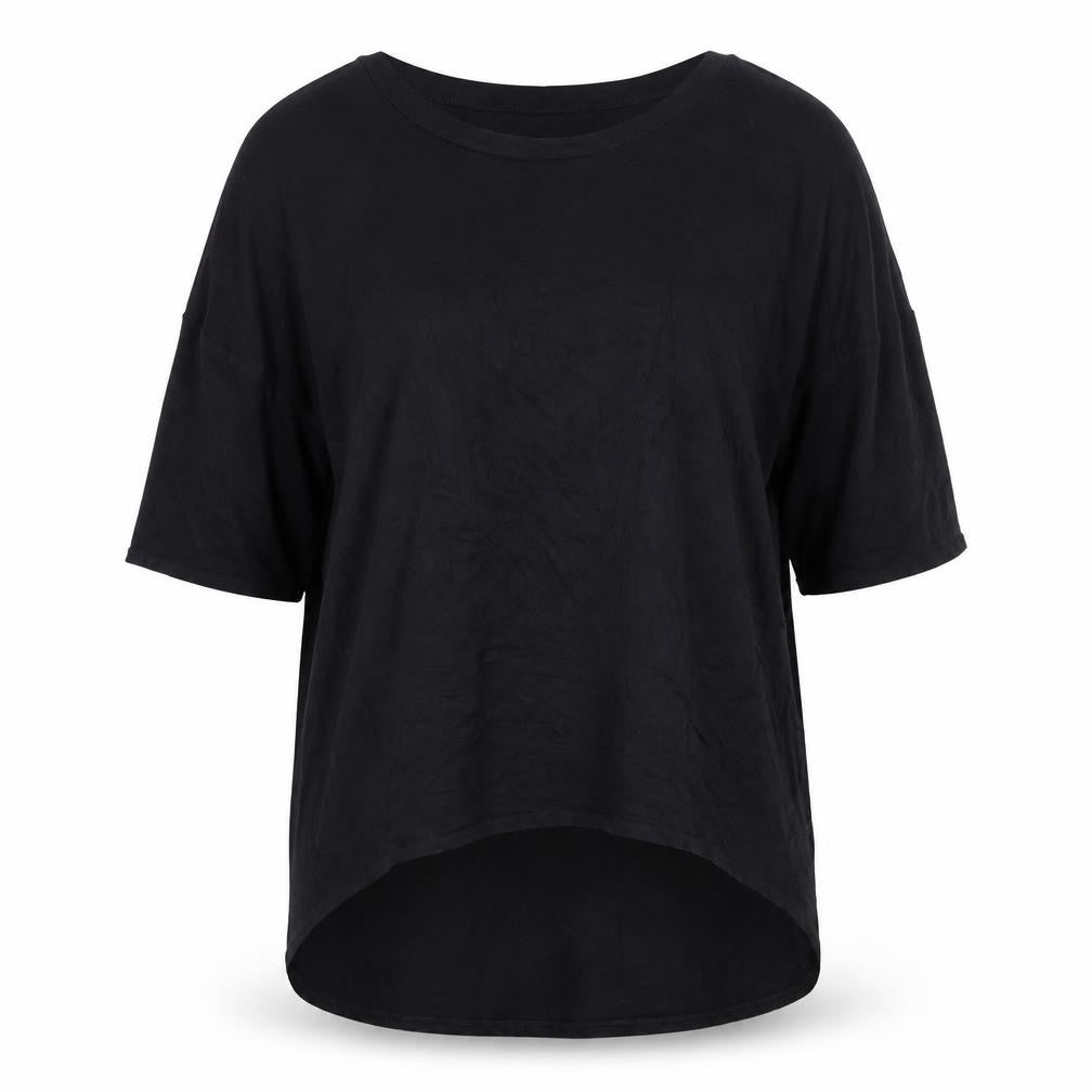 A Postcard From Brighton Women’s Black Relaxed Jersey T-Shirt Size 12