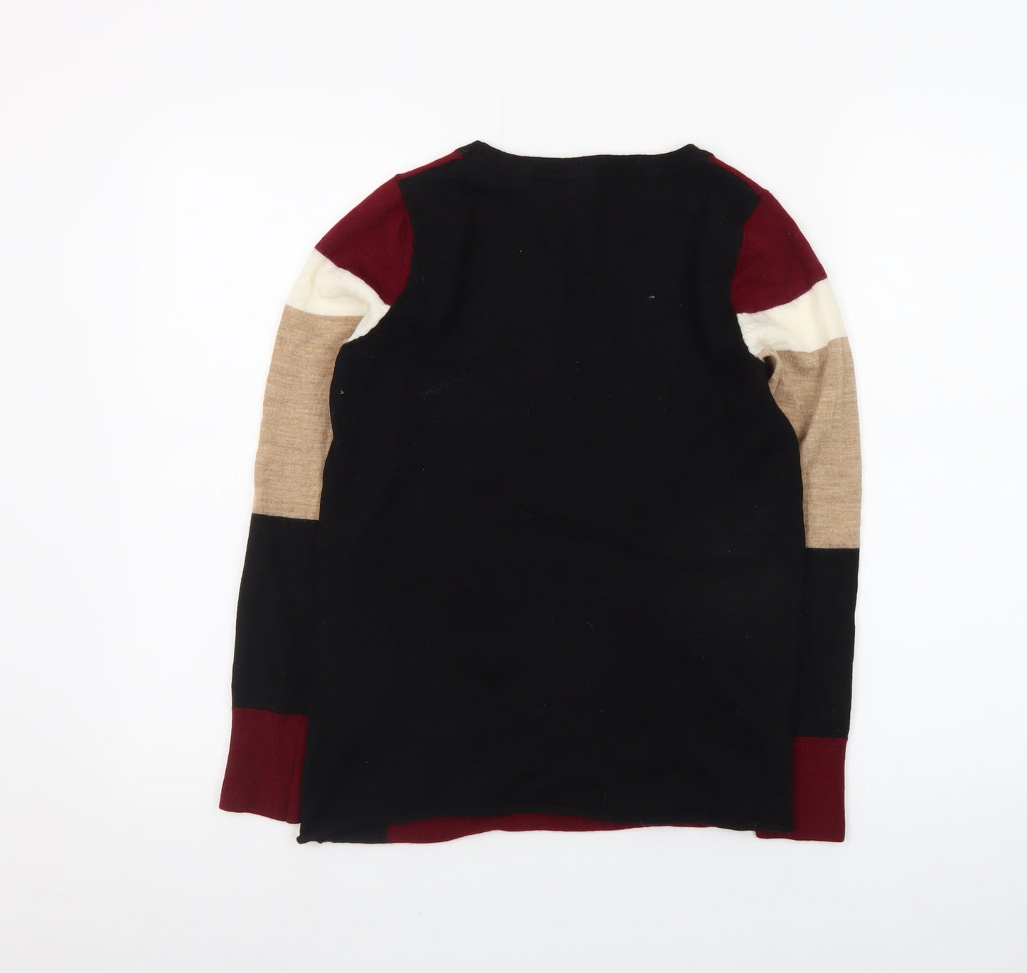 Winser London Women Multicoloured M Merino Wool Striped Jumper