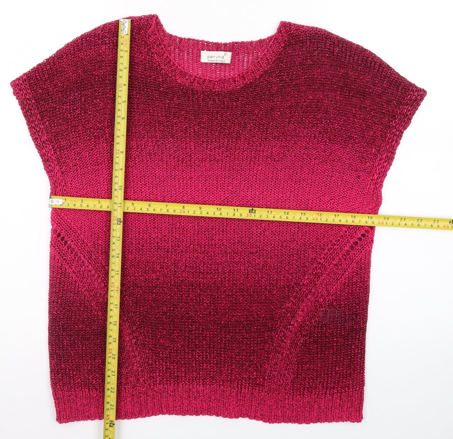 Marks and Spencer Women’s Pink Sleeveless Knit Pullover Jumper Size 16