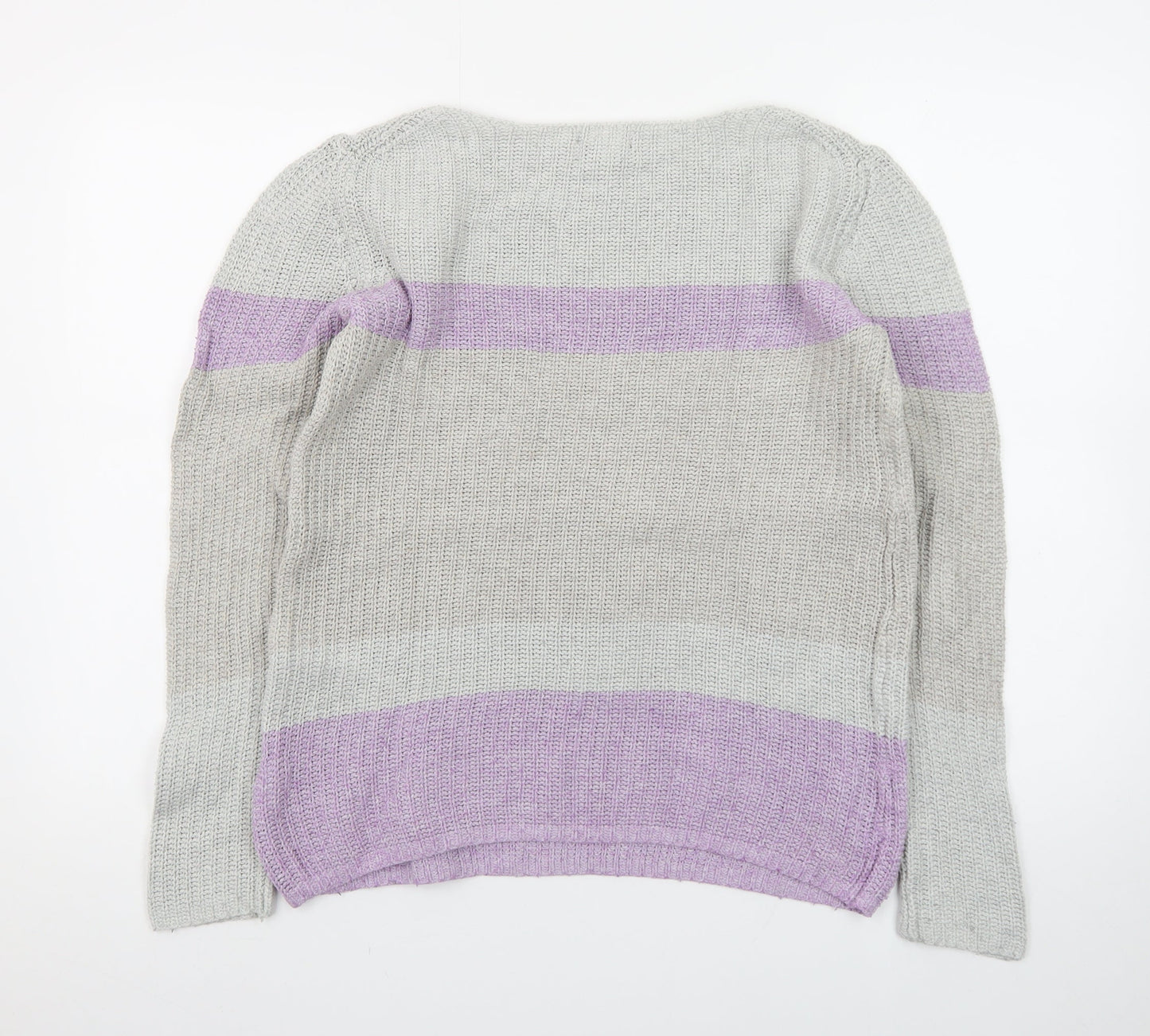 Gap Women's Multicoloured Striped Knit Pullover Jumper Size M