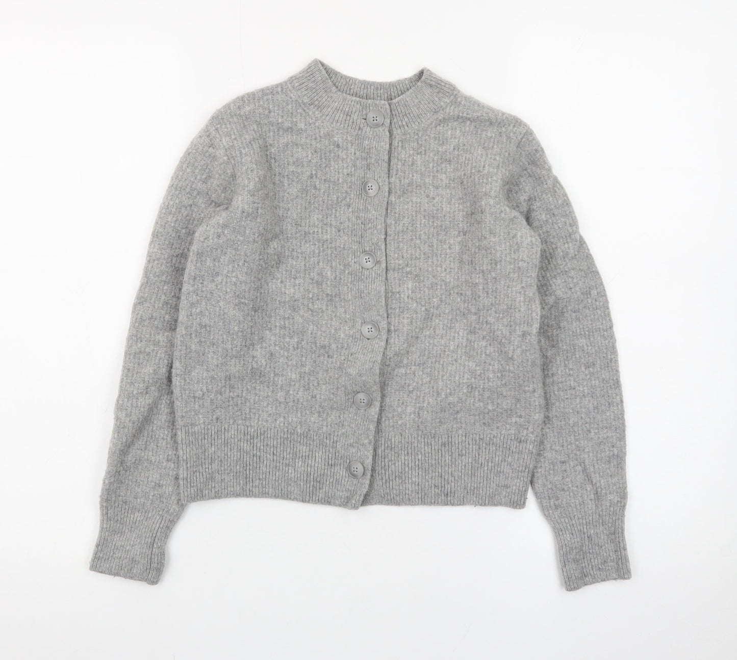 Uniqlo Comptoir des Cotonniers Women's Grey 2XS Wool Cardigan