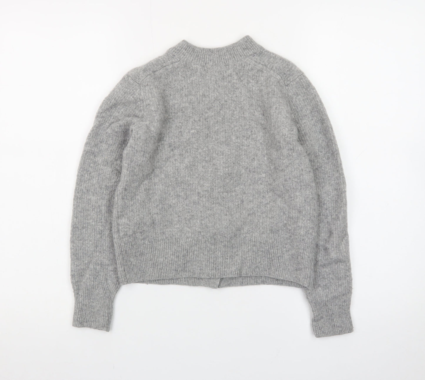 Uniqlo Comptoir des Cotonniers Women's Grey 2XS Wool Cardigan