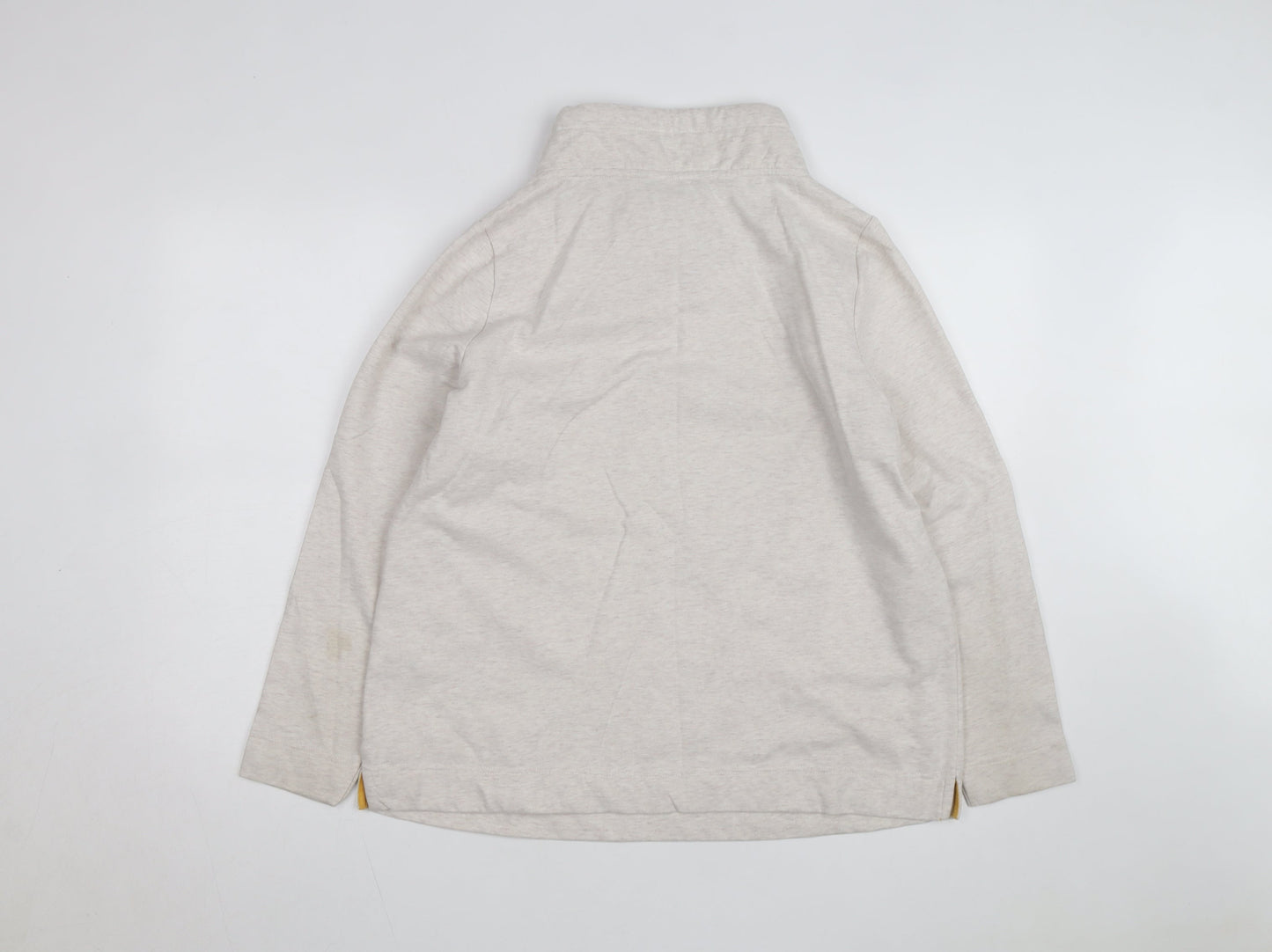 Bonmarché Women Beige Floral Print Pullover Hoodie Size 16