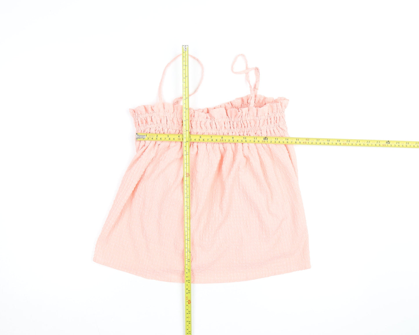 ASOS DESIGN Women’s Pink Camisole Top Size 8 Sleeveless Ruffle Style