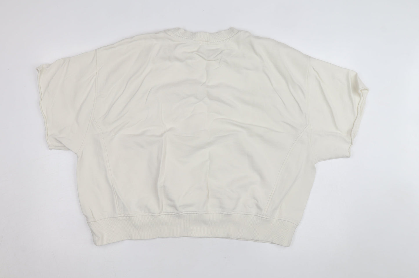 Marks and Spencer Women Ivory Slow Living Pullover Sweatshirt L