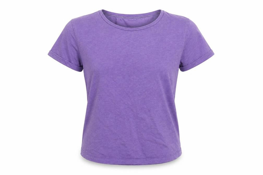 New Balance Women's Purple Short Sleeve Cotton T-Shirt Size S