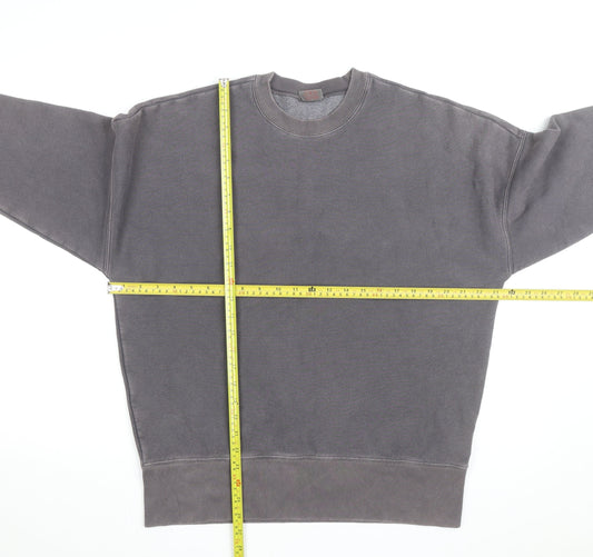 Champion Men's Grey Crew Neck Pullover Sweatshirt Size S
