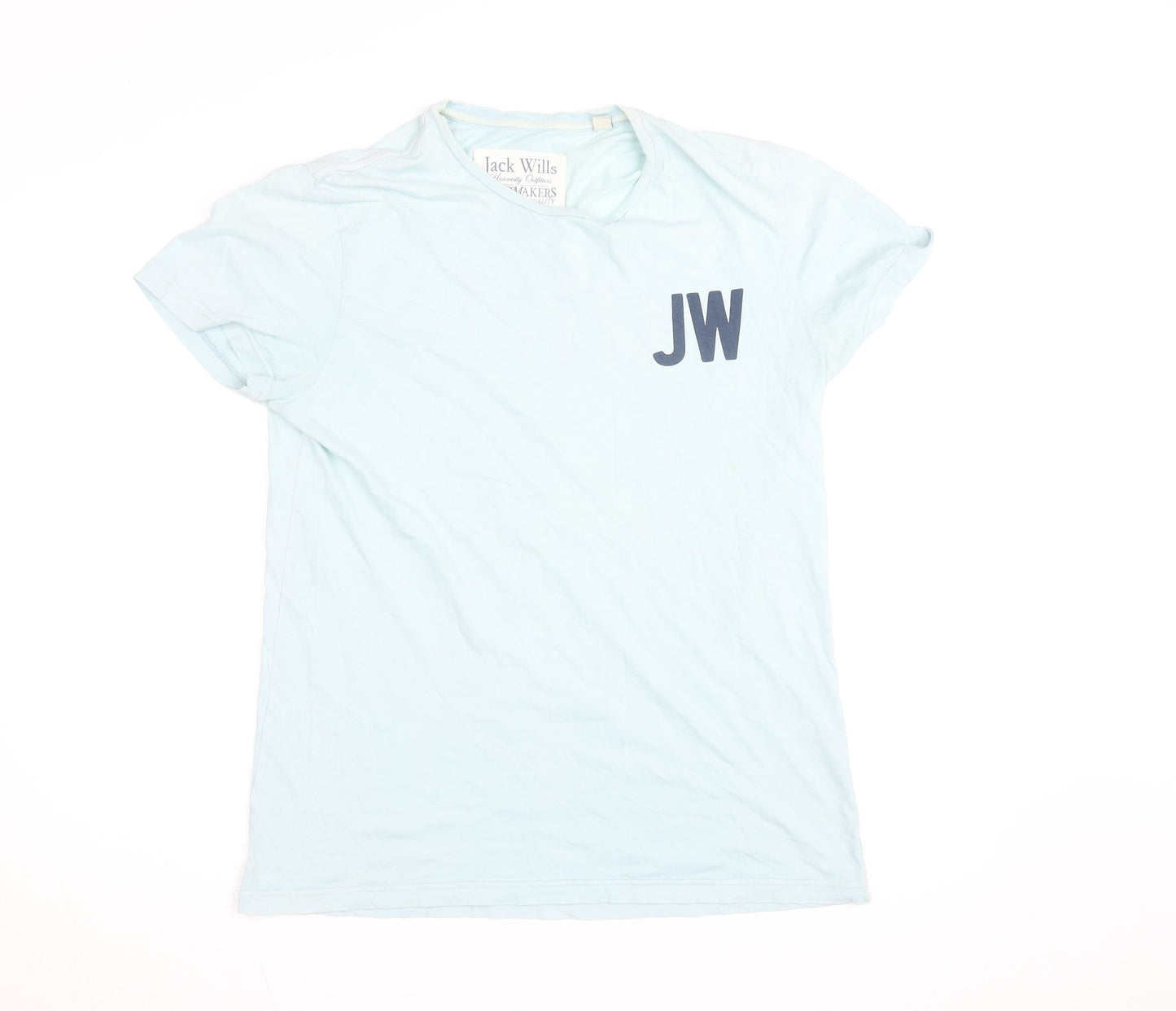 Jack Wills Men's Light Blue Crew Neck Short Sleeve T-Shirt M