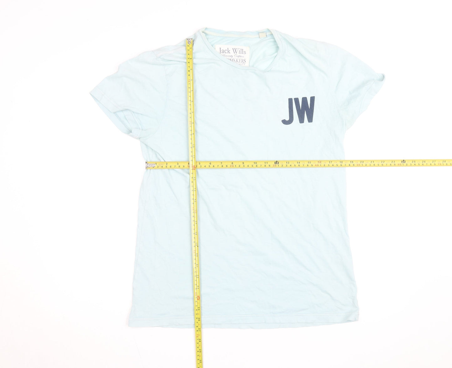 Jack Wills Men's Light Blue Crew Neck Short Sleeve T-Shirt M