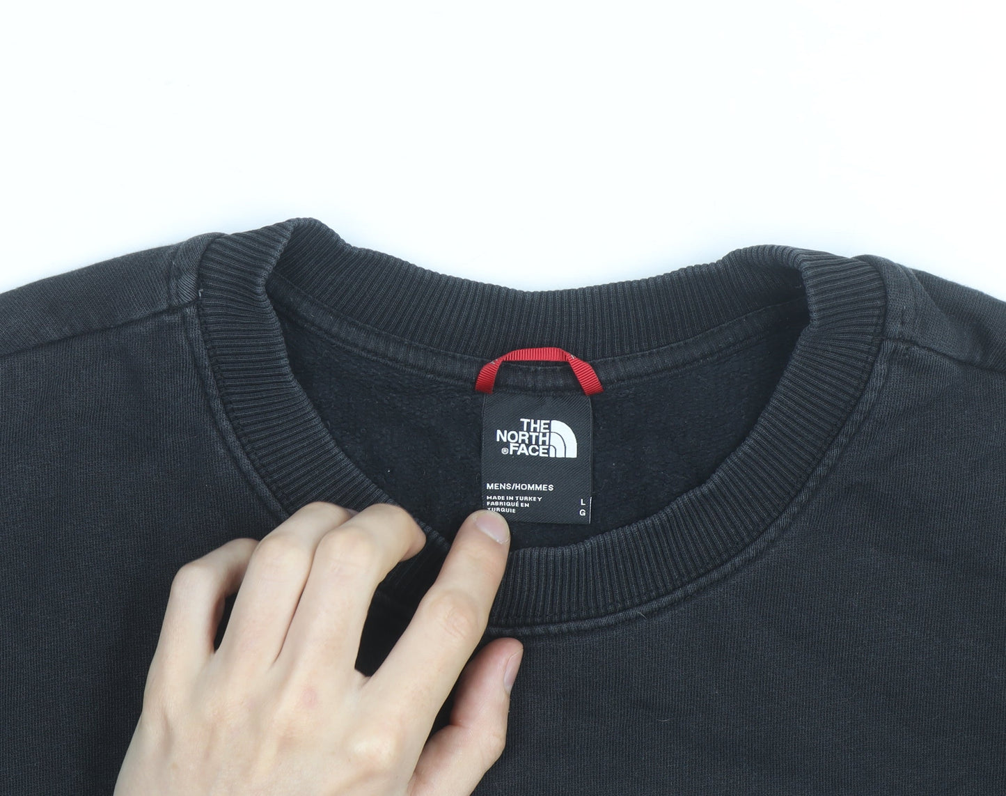The North Face Men’s Black Logo Pullover Sweatshirt Size L