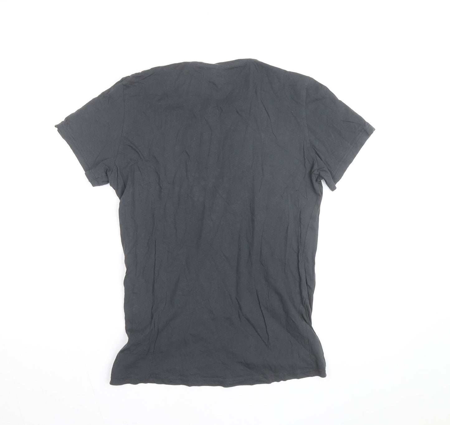 H&M Men's Grey CBGB Rock Graphic Short Sleeve Cotton T-Shirt Size S