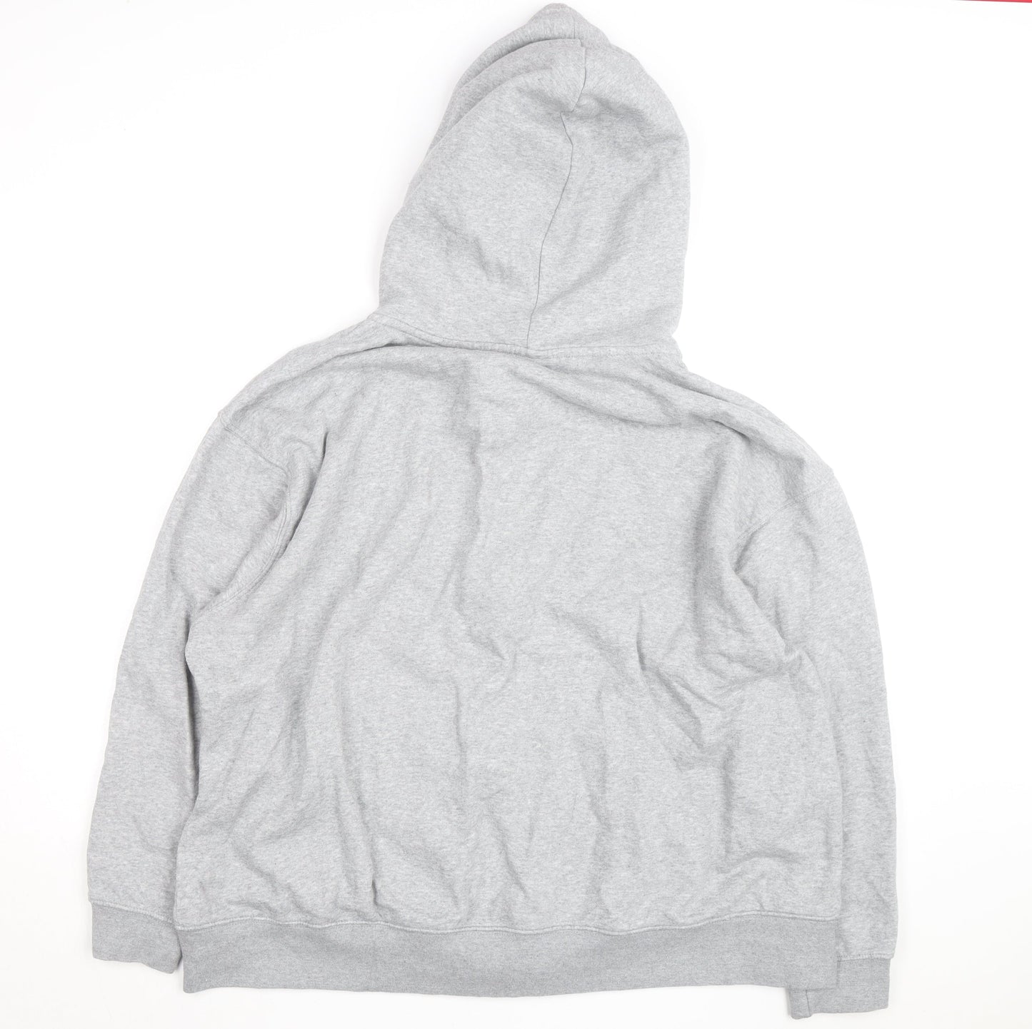 Nike Men's Grey Full Zip Hoodie XL Fleece Sportswear