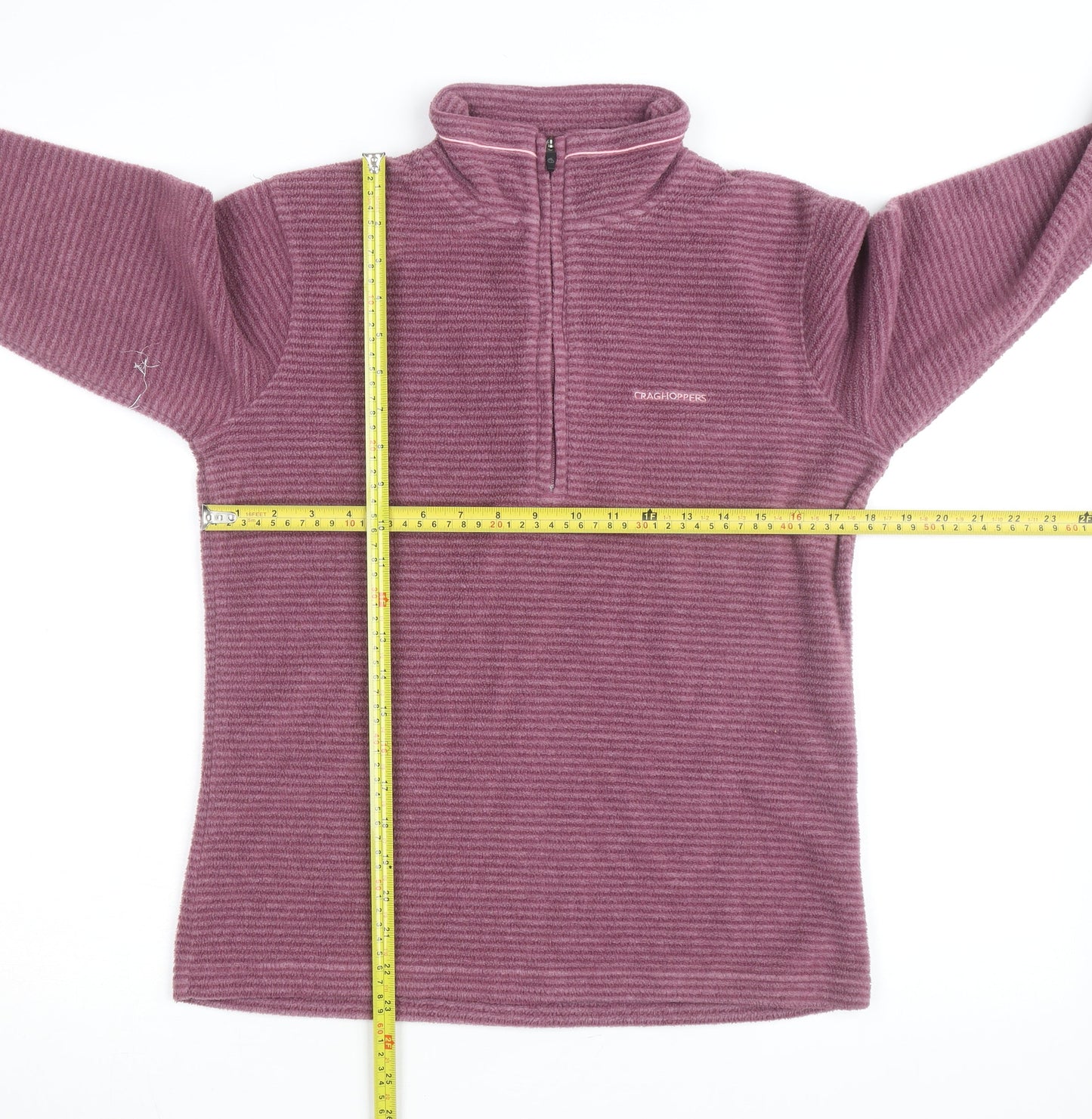 Craghoppers Womens Purple Fleece Pullover Sweatshirt UK 12