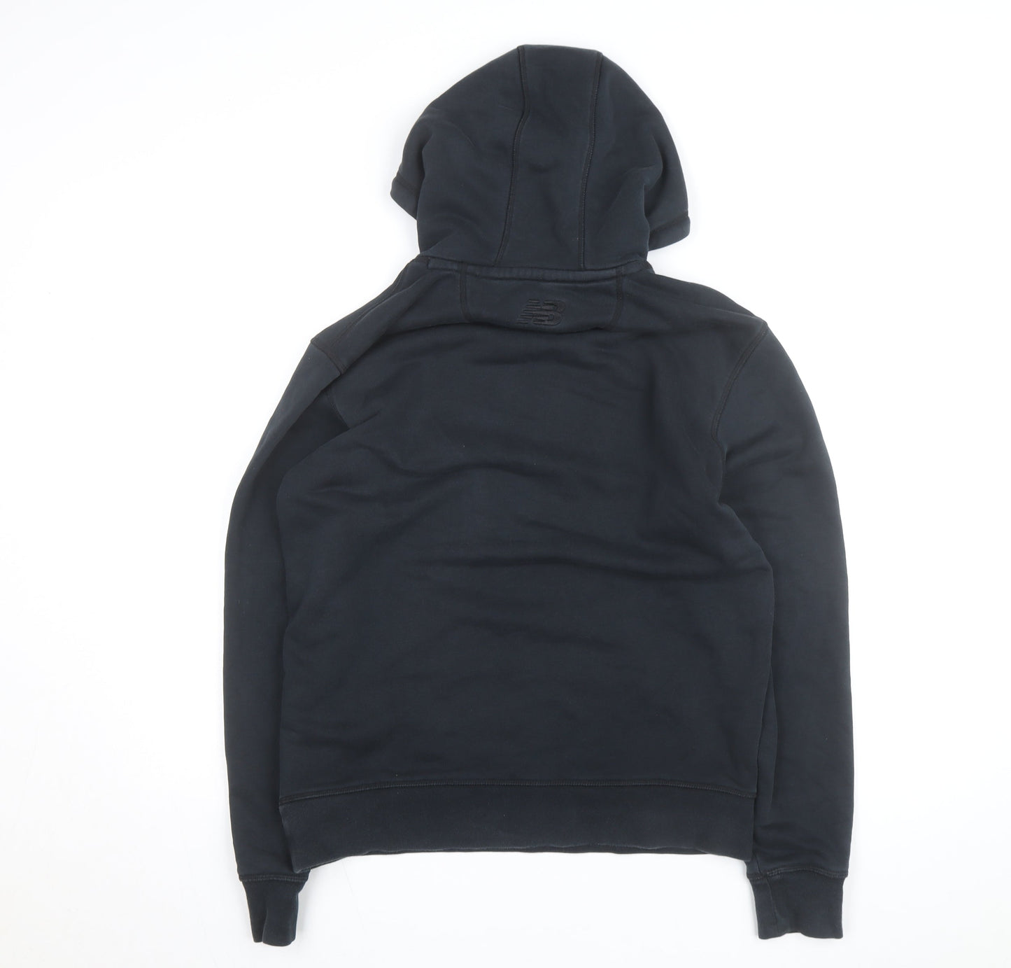 New Balance Men's Black Pullover Hoodie L Fleece Logo Sportswear