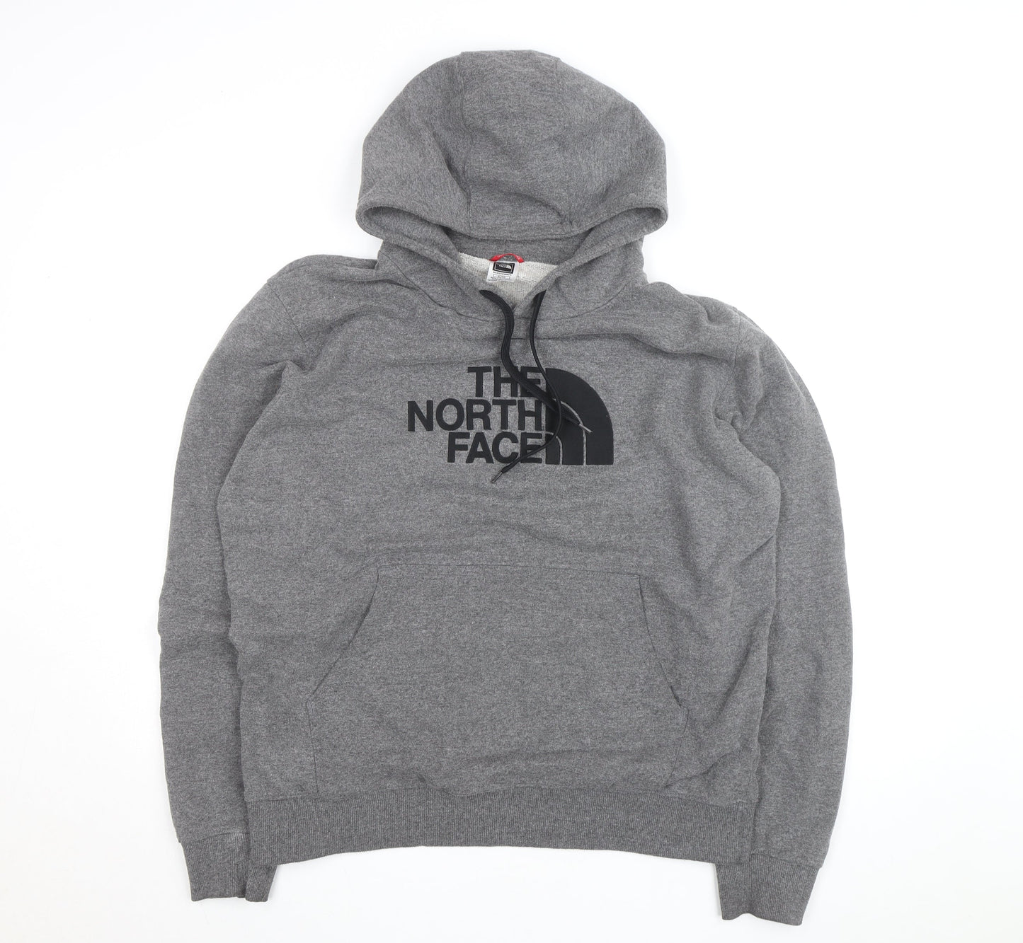 The North Face Mens Grey Pullover Hoodie XL Logo Outdoor Sweatshirt