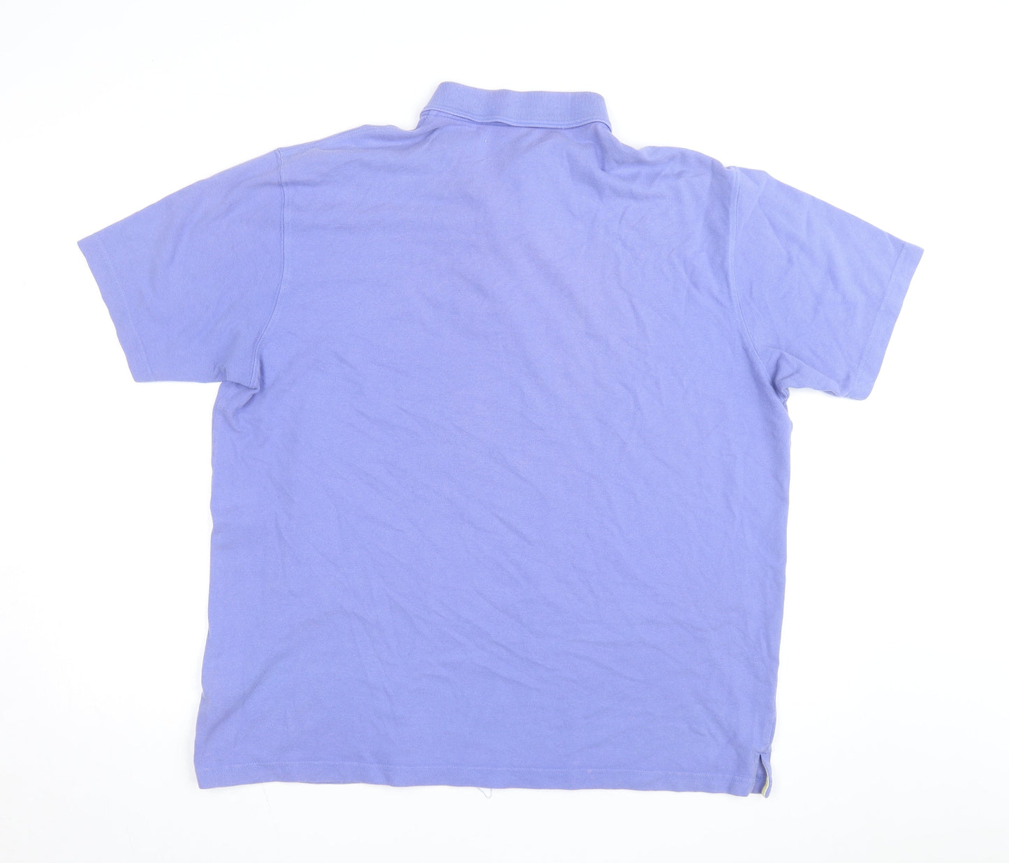 Cotton Traders Men's Sky Blue Polo Shirt XL 100% Cotton Classic Fit